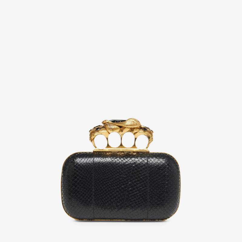 ALEXANDER MCQUEEN - Snake Knuckle Clutch - Item 7956261X3EL1000